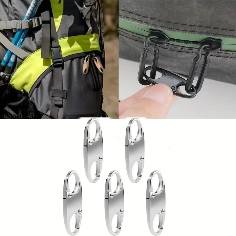 10pcs Other (Travel Accessories) - Anti Theft Crossbody Bag with Safety Lock - Multi Functional Zipper Replacement - Hook Double