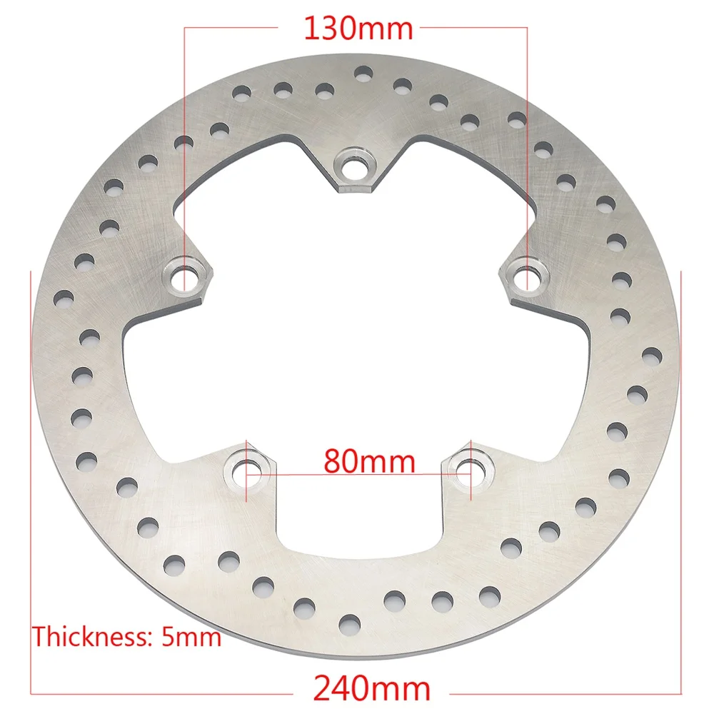 240mm Motorcycle Rear Brake Disc Rotor For BMW G310GS G310R G310 GS G 310 R 2017 2018 2019-2021 GS310GS Edition 40 2020 2021