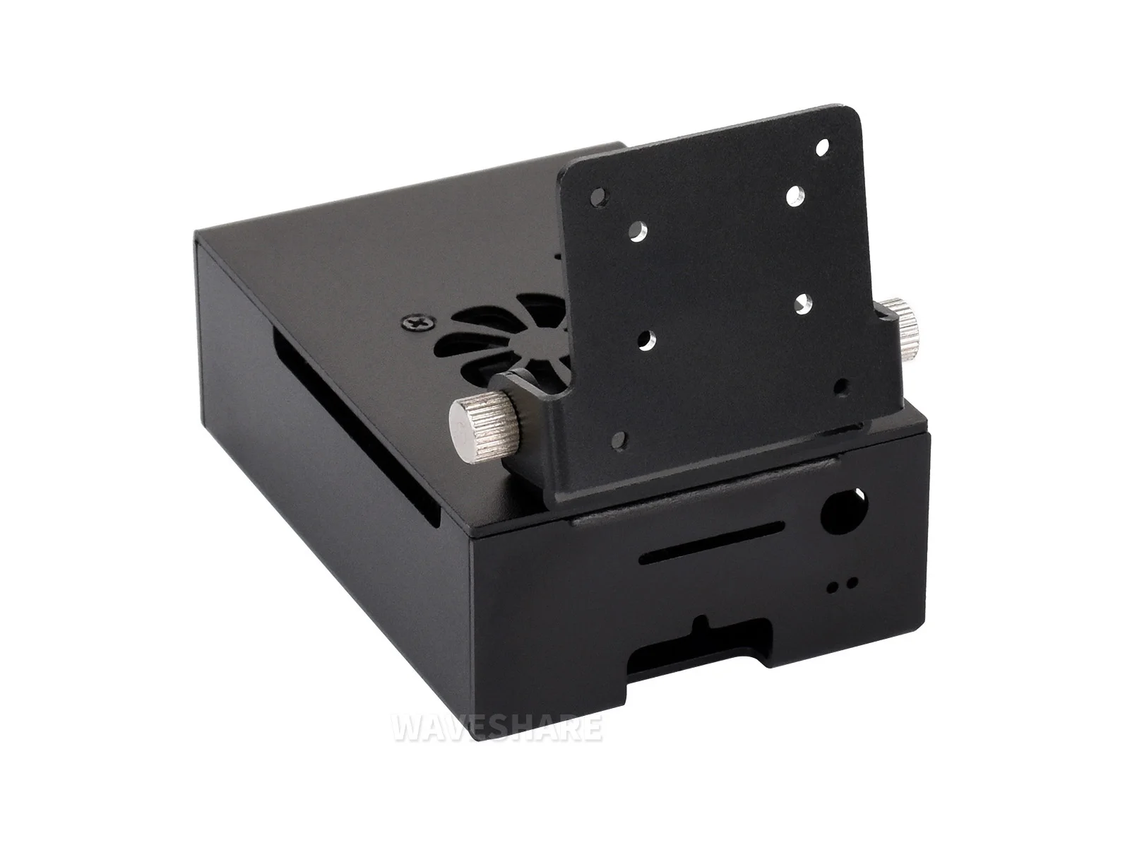 VisionFive2 Lite Aluminum Heatsink Case with Cooling Fan & Adjustable Camera Mount, for IMX219 Camera Module,Board NOT Included