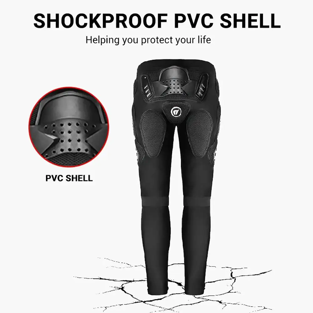 Motorcycle Pants Anti-fall Motorbike Riding Shorts Shock-absorbing Outdoor Sport Protective Gears Thigh Hip Protection Pants