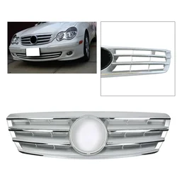 Car Grille Grill For Mercedes Benz C-Class W203 C280 C320 C240 C200 C180 C200 C260 C63 2000 2001 2002 2003-2006 w/ Emblem