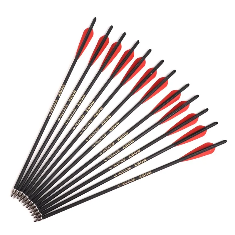 12 New Short Mixed Carbon Arrow 13 16 18 20 22 inches Spine400 For Hunting Shooting