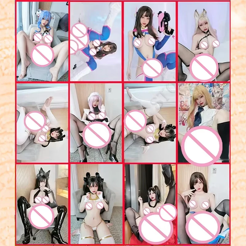 

Naked Cosplay Collection Card NSFW 18+ 24pcs Anime cosplay Sexy Nude Cards Adult Toys ACG 5.4*8.6cm DIY COSER Boys' Collectibles