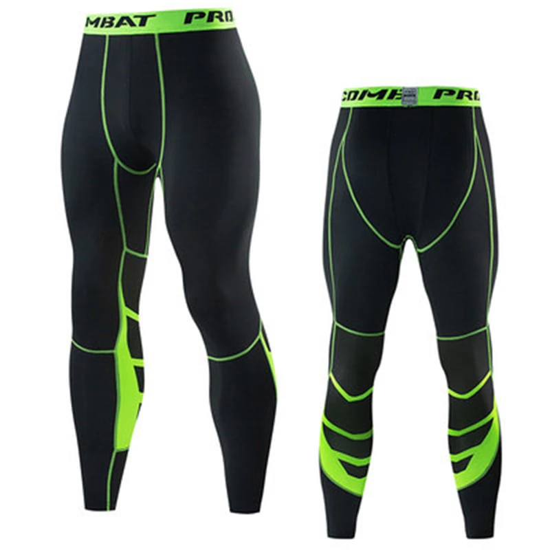 Calças esportivas atléticas dos homens treinamento de fitness correndo calças de camada base apertada exercício basquete yoga legging s m l xl 2xl 3xl