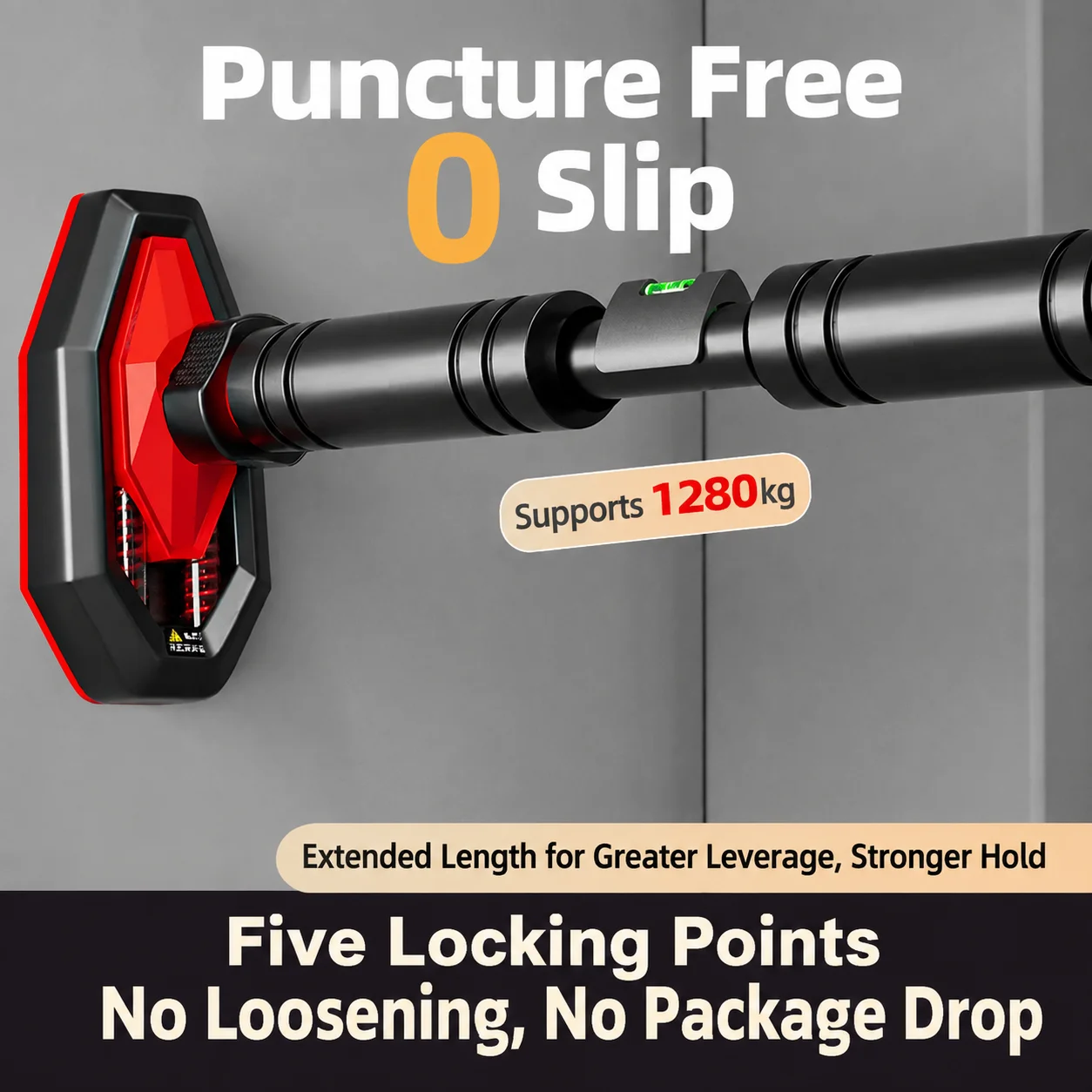Slider Single Bar Indoor Home Fitness equipment Pull-Up Bar for Kids Exercise Home Use No-Drill Single Bar