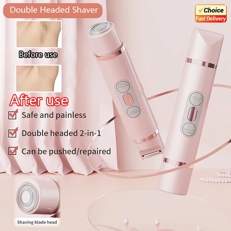 

Rechargeable Electric Trimmer Shaver Cordless Hair Body Face Bikini Hypoallergenic Adjustable Portable Trimming Tool