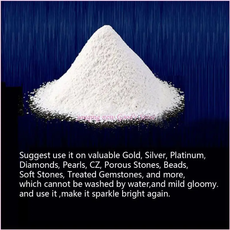 57QA 50g Silver Tarnish Remover Polish Long All-Natural Pearl Powder Jewellery Cleaning Anti-Tarnish Silver Formula