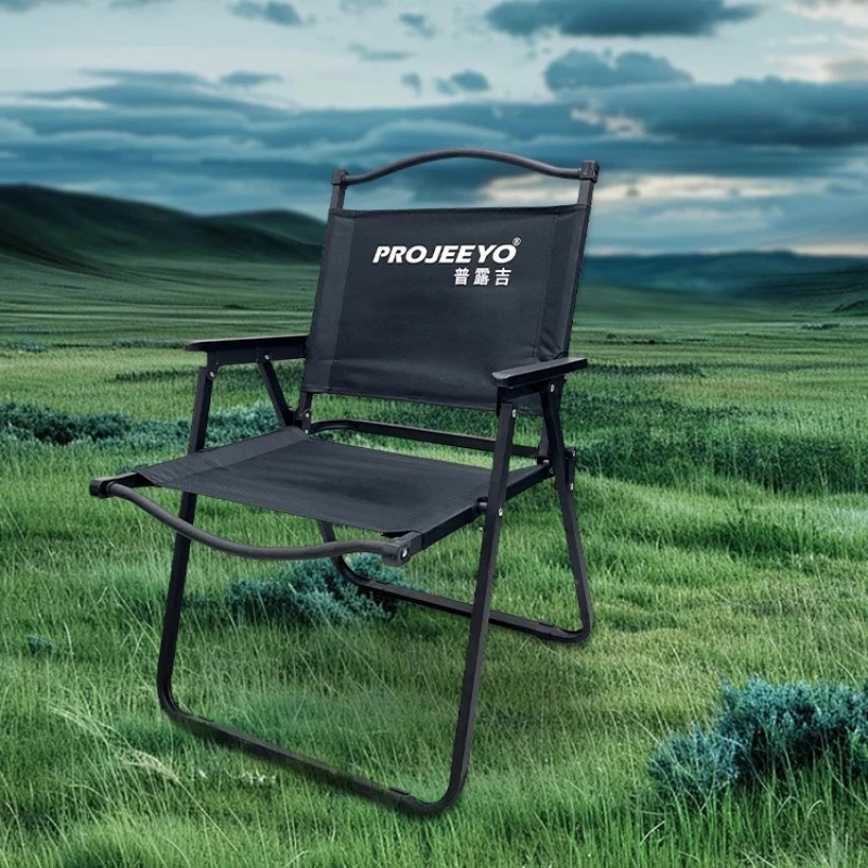 

Folding Steel Bench Portable Lightweight Camping Recliner Backrest Outdoor Garden Travel Tourist Beach Equipment sillas de playa