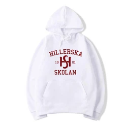 Young Royals-Sudadera con capucha para hombre y mujer, suéter de manga larga con estampado de Hillerska Skolan, Unisex