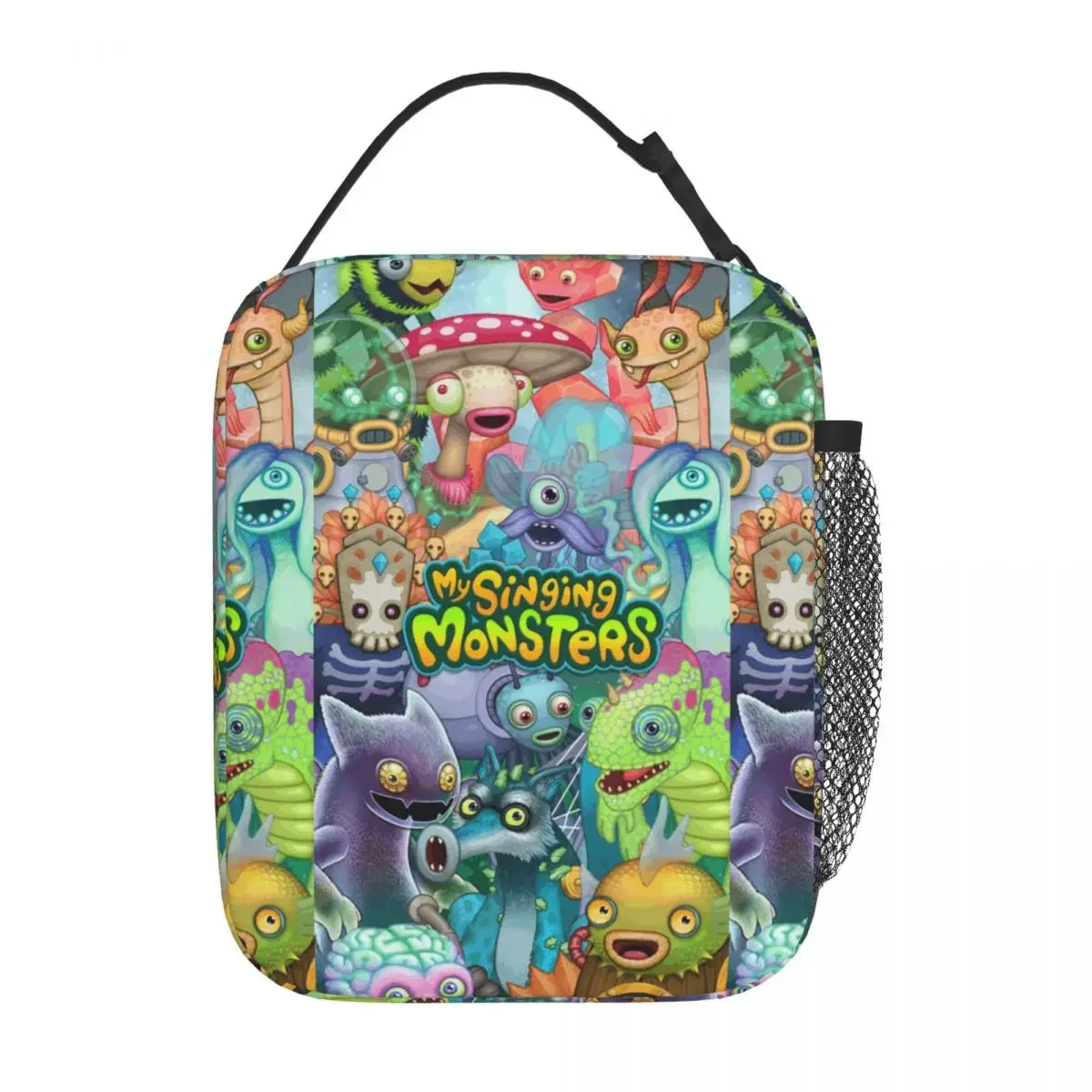 My Singing Monsters Games Accessories Insulated Lunch Bag School Storage Food Box Reusable New Arrival Thermal Cooler Bento Box