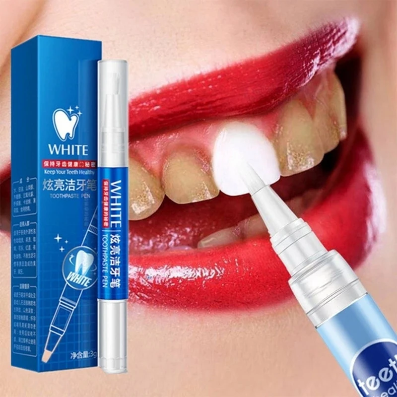 Teeth Whitening Gel Pen Bleach Tooth Dental Oral Hygiene Care Remove Plaque Stains Teeth Cleaning Essence Pen Gel Toothpaste