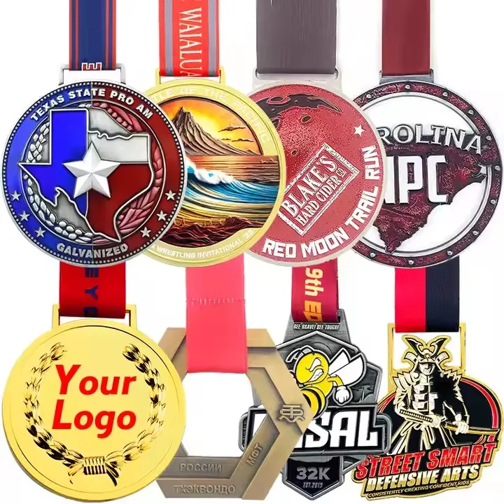 

Medal and Award Makes Custom 2D Gold Plated Blank Weightlifting Medals Sports Award Athletics Event Medals