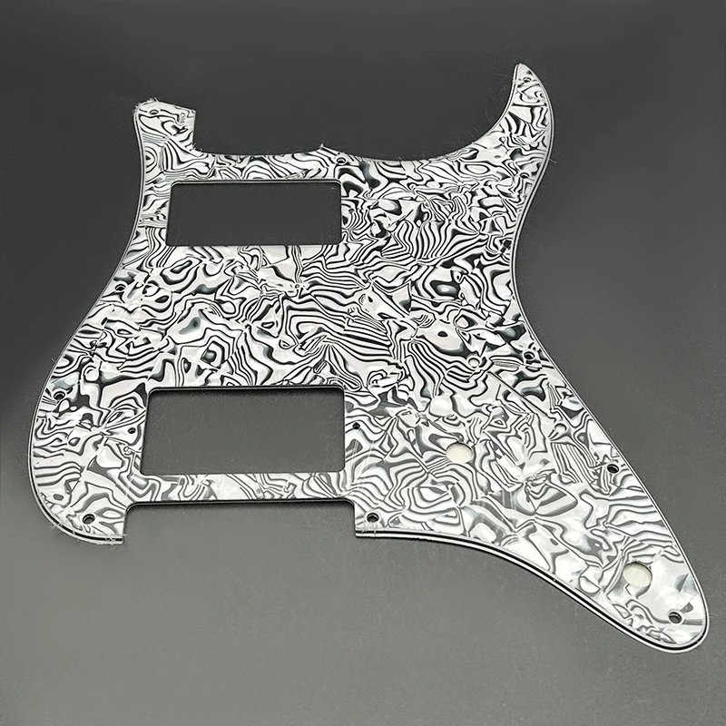 Multicolor 3 Ply 11 Holes HH Two Humbucker Guitar Pickguard Anti-Scratch Plate for ST FD Electric Guitar