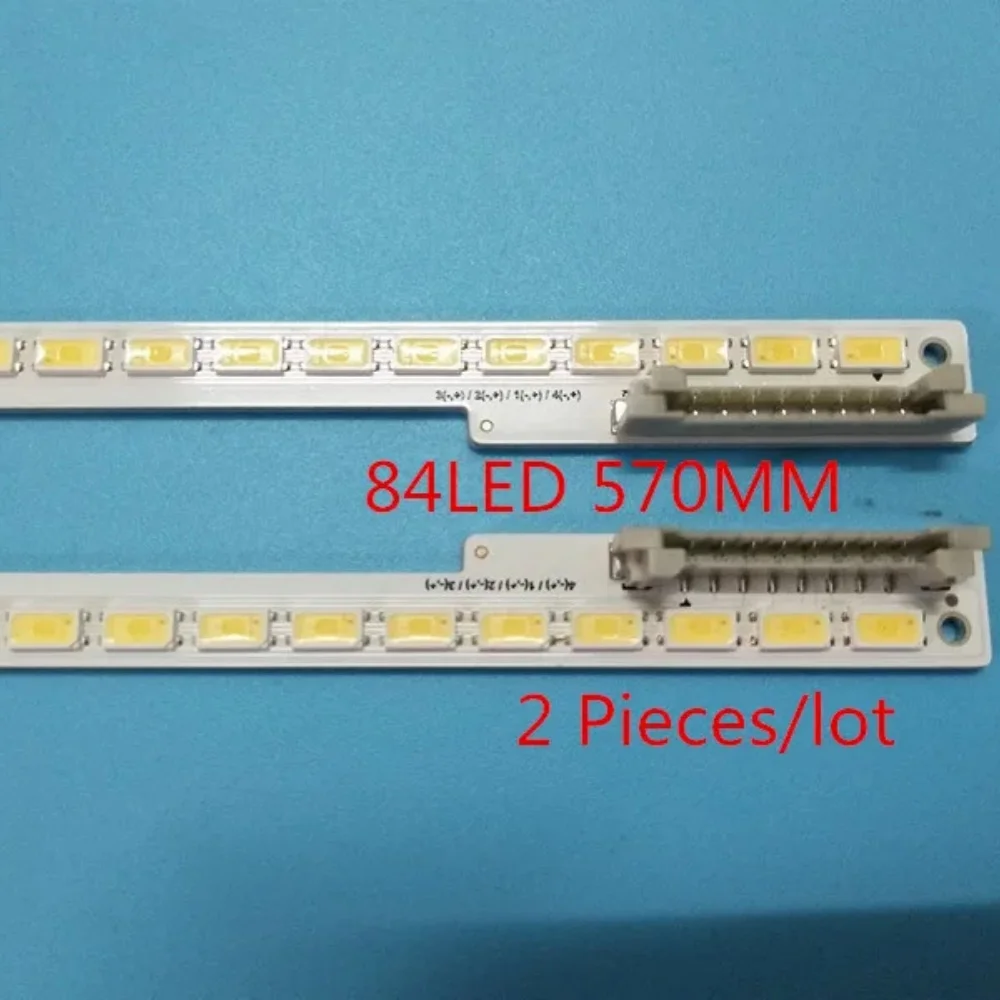 2PCS New TV's LED Lane Bar For Samsung UA46D6400UJ UA46D6600WJ UE46D6500VS UE46D6510WS UE46D6517WK UE46D6530WS Backlight Strips