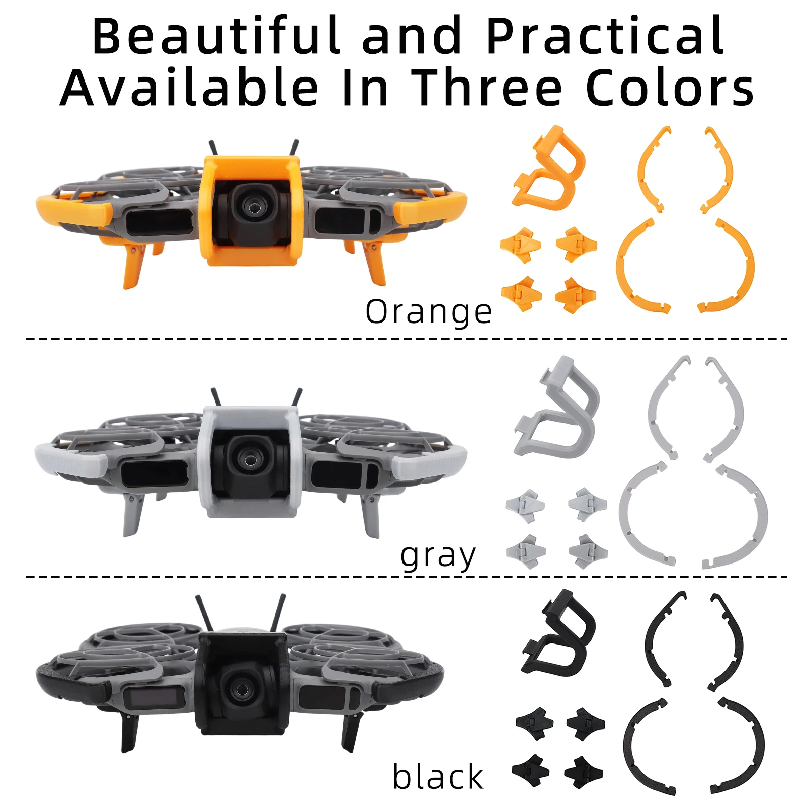 Propeller Bumper for DJI NEO 2 Body Protection Kit Scratch-Resistant Protective Cover Landing Gear Accessories