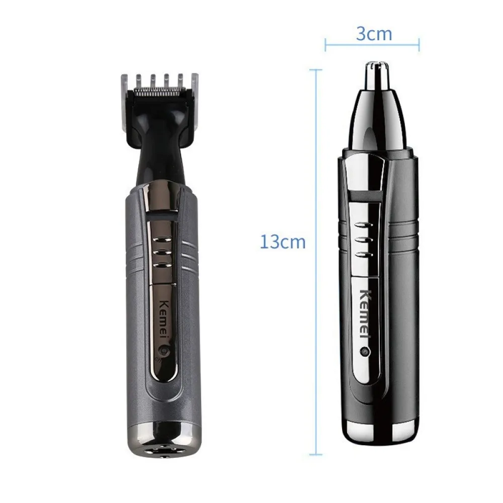 Kemei ไฟฟ้าจมูกและหู Trimmer 2 In 1ดูแลผิวหน้าผม Trimmer สำหรับชาย Personal Care เครื่องมือขนาดเล็ก Clipper คู่มือการตัด
