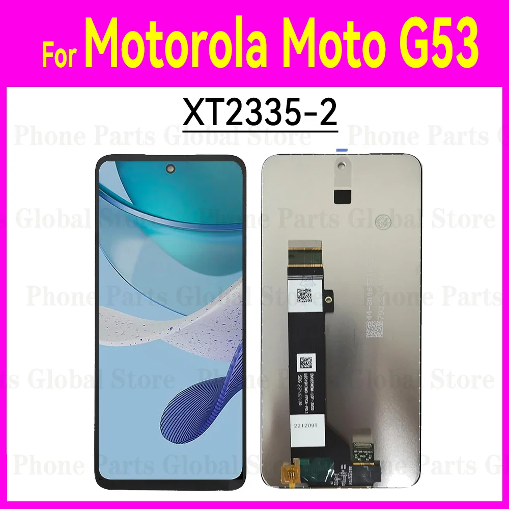 tela-lcd-de-65-polegadas-para-motorola-moto-g53-xt2335-2-painel-de-toque-digitalizador-e-sensor-peca-de-reposicao-g53