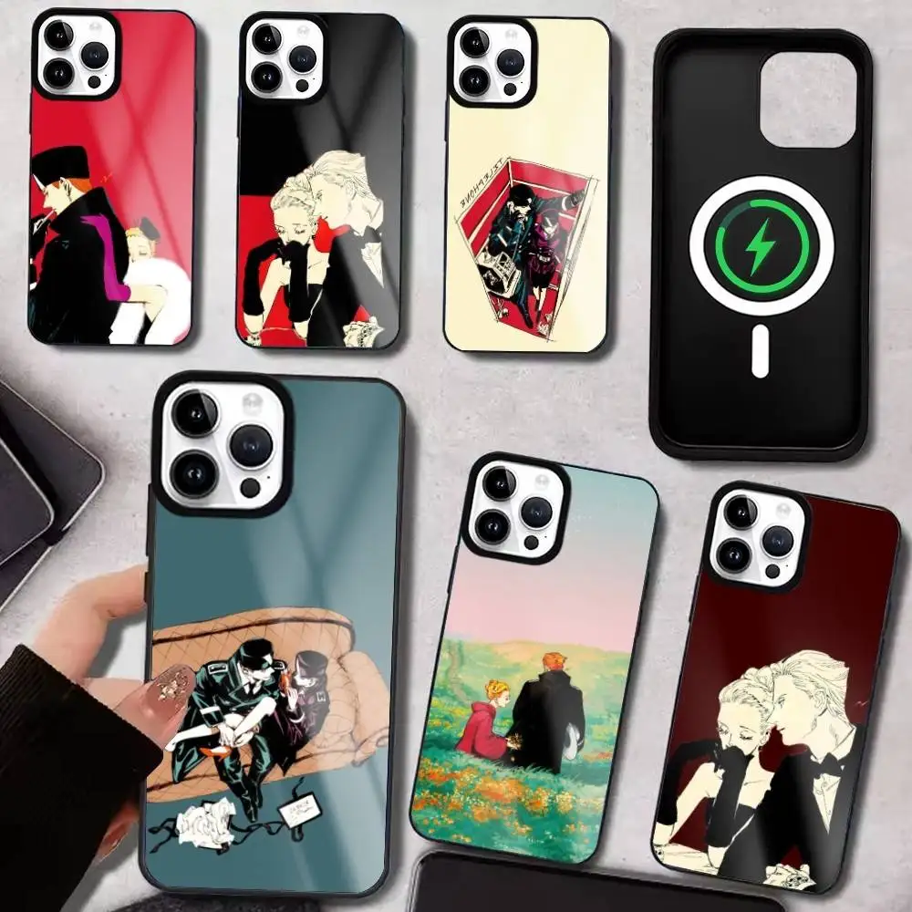 

V-Veil Comic K-Kotteri Phone Case For IPhone17 16 15 14 13 12 11 Plus Pro Max Plus Wireless Charger Cover Funda