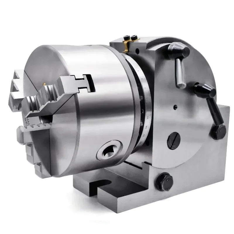 Precision Milling Machine Indexing Head Rotary Table Vertical Horizontal Universal Dividing Head For CNC Machining Center