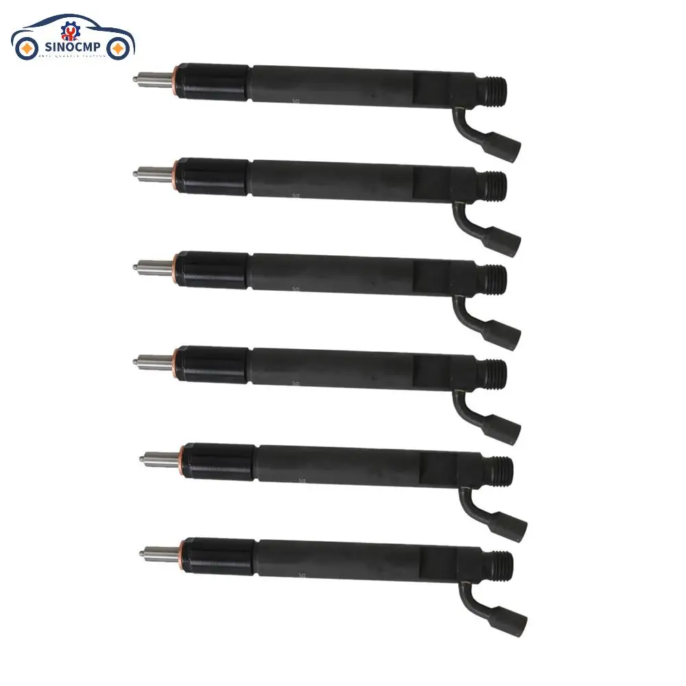 

0432191592 3283160 C3283160 6PC Fuel Injectors For CUMMINS C8.3L 6C 6CT 6CTA 6CTAA Engine Bosch VW 2UO130201B FORD BG2X 9E527 BA