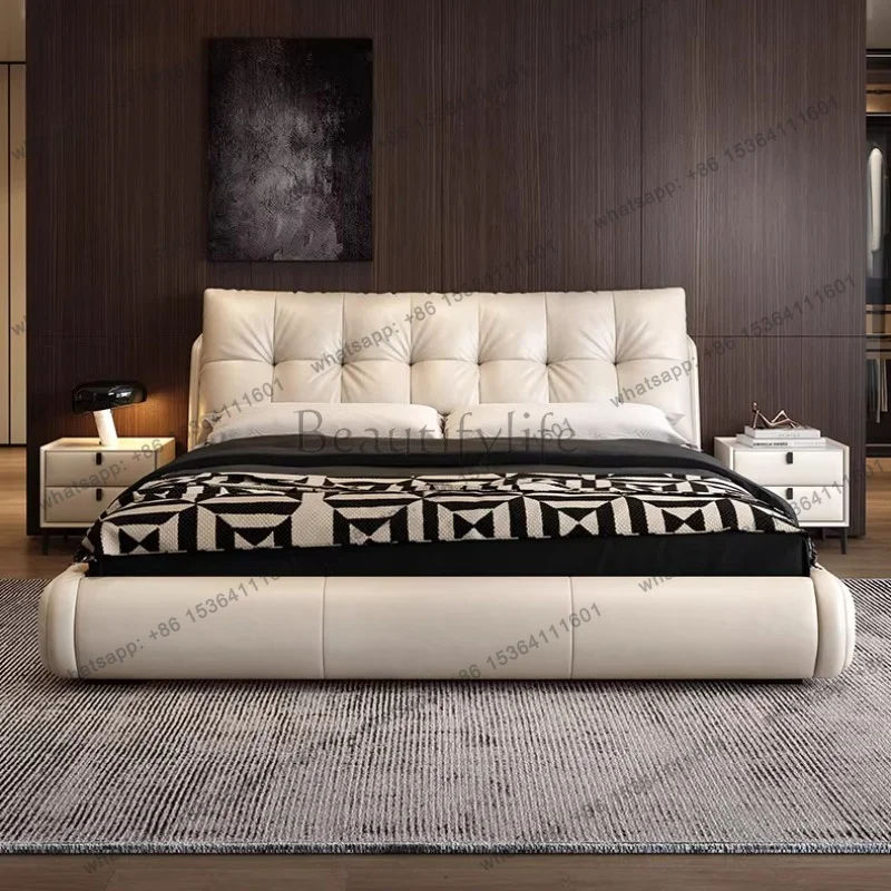 FG Queen Children Bed Design Headboards Design Simple Girls Double Luxury Bed Sleeping European Letto Matrimoniale Home Furnitur