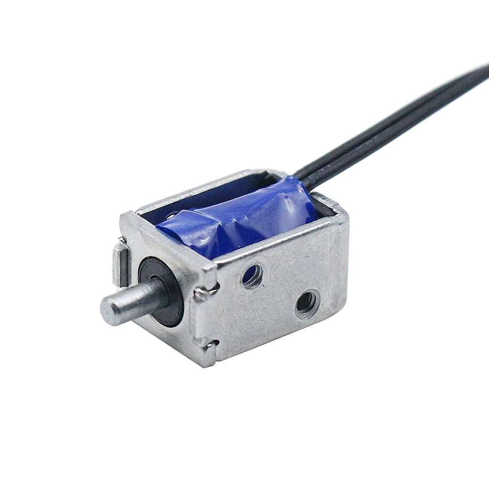 Ultra-small DC5v12v electric bolt lock mini electromagnetic lock electric lock solenoid push-pull electromagnet