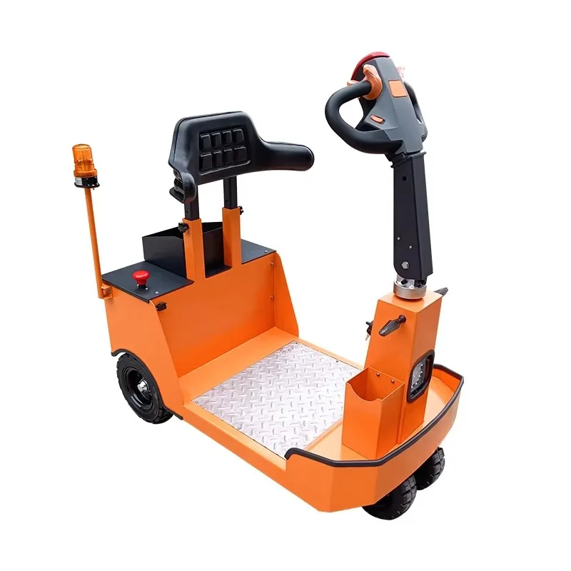 Custom Hydraulic Lifting Stand On Electric Tractor Suitable 1.5T 2T For Goods Transfer Operations In Factories And Warehouses