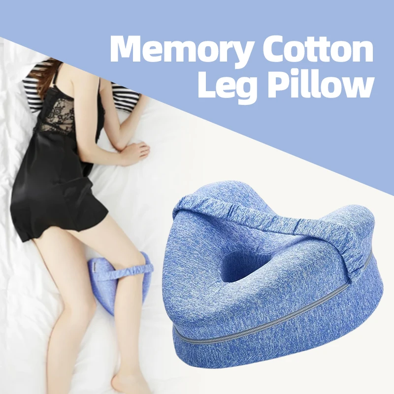 

Leg Pillow Body Memory Orthopedic Sleeping Cotton Home Foam Cushion Sciatica Back Hip Joint Pain Relief Thigh Leg Pad