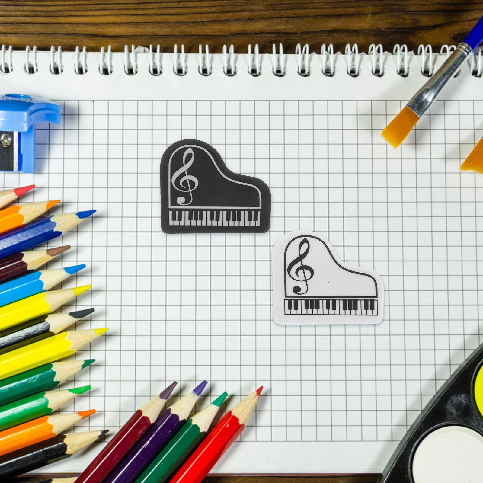 20 pcs For Homework Small Cute Mini For Students School Classroom Rewards Small Erasers Party Favors Pencil Erasers