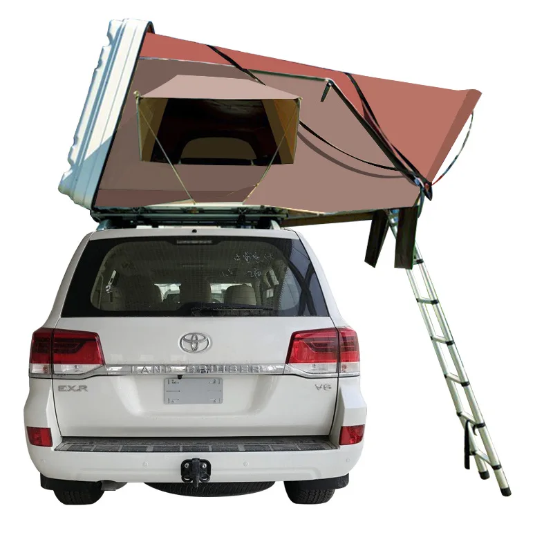 High Quality  ABS Hard Shell Folding Camping  Rooftop Tent 4-5 Person Camper  Car Roof Top Tent