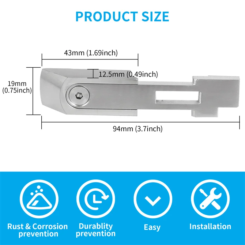 304 Stainless Steel For RV Trimark 060-1650 T507 060-1625 Door Handle Latch Repair Kit