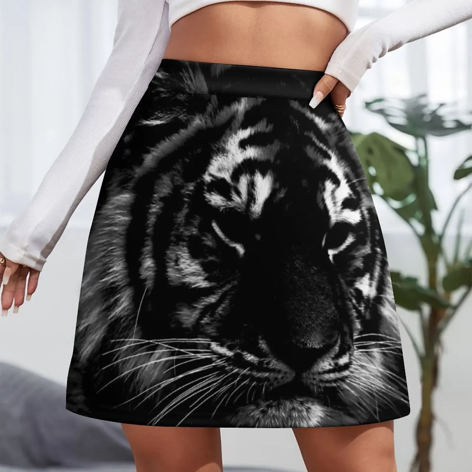 tiger, black shirt Mini Skirt women clothing 2024 new arrivals Women's summer skirt korean ladies summer fairy core