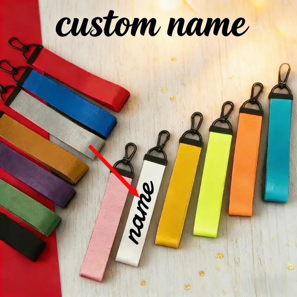 

Креативный брелок с индивидуальным логотипом и текстом для мужчин и женщин, из чистой ткани, подвеска для сумки, персонализированный брелок-подарок