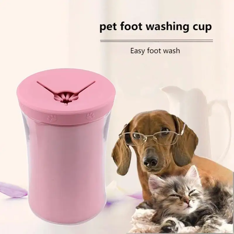 

Dog Foot Cup Paw Washer Cleaner Dog Cat Foot Cleaning Brush Soft Silicone Dog Paw Cleaning Dog Paw Cleaning Bucket Accessories