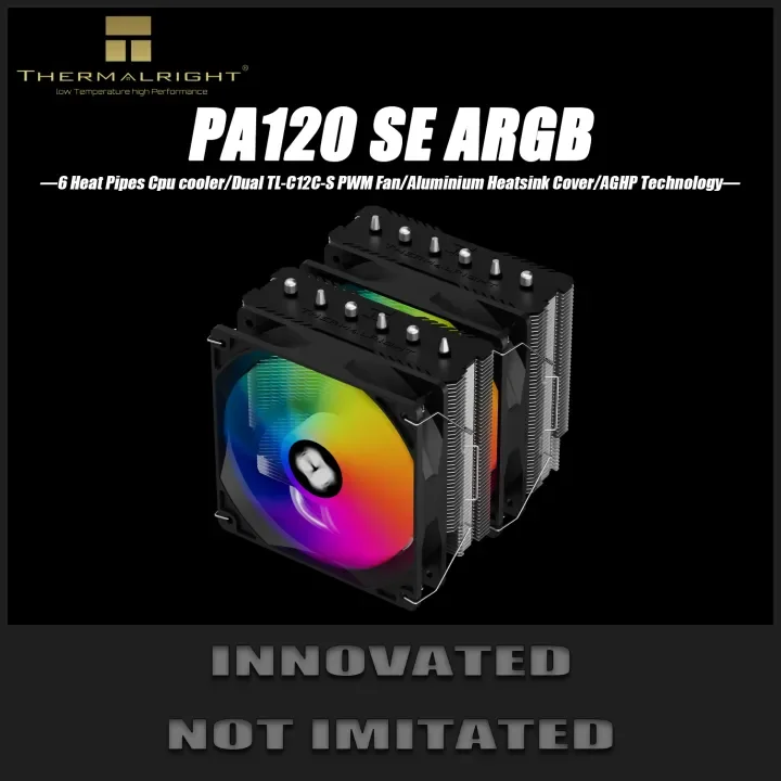 Thermalright PA 120 SE ARGB CPU Air Cooler GEN3 Anti-Gravity 6 Heat Pipe Twin Towers Support lLGA1700/1851/115X/1200/AM4/AM5