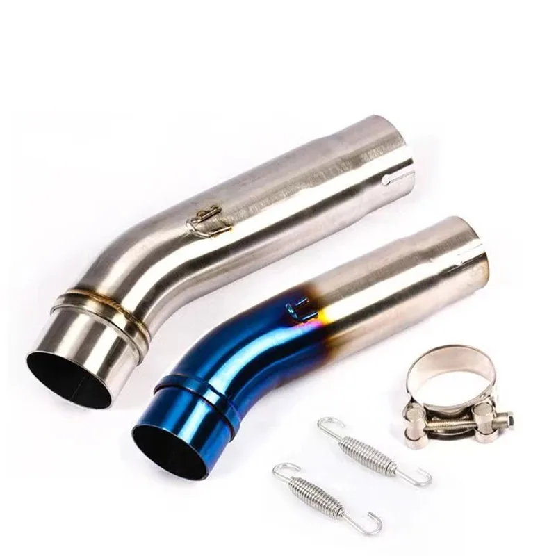 51mm Exhaust Mid Link Pipe for Honda CB400/500/500X/500F CBR400/500 2016-2022, Motorcycle Muffler Connector - view 4