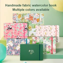 Multicolor Mini 300g Fabric Watercolour Notebook Portable Travel 32K/48K Paper Painting Sketchbook Artist Graffiti Drawing Books