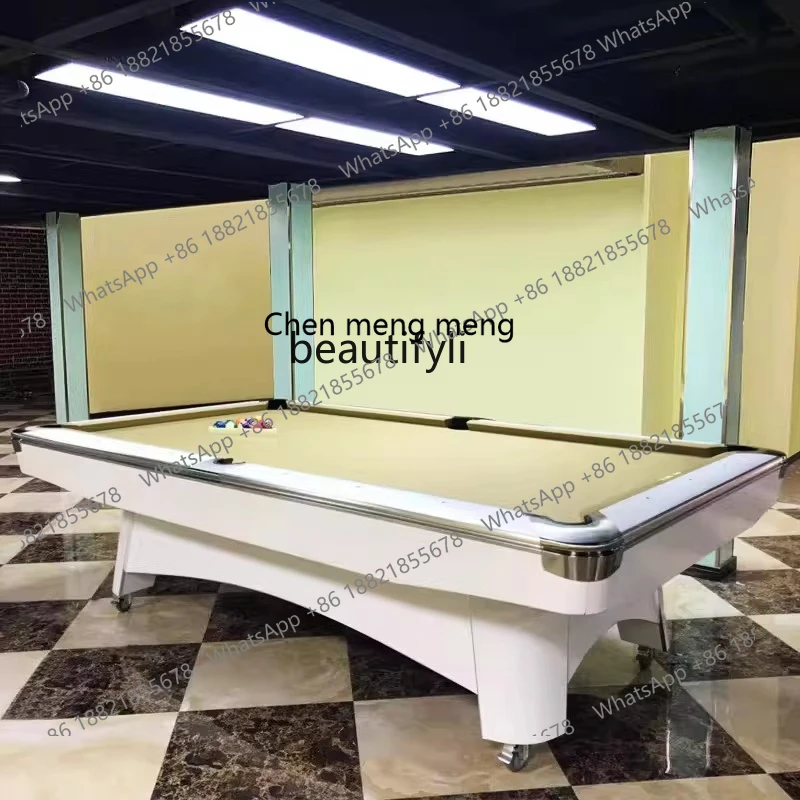 X  Wheeled movable billiard table standard, household and commercial billiard   and   tennis table two-in-one