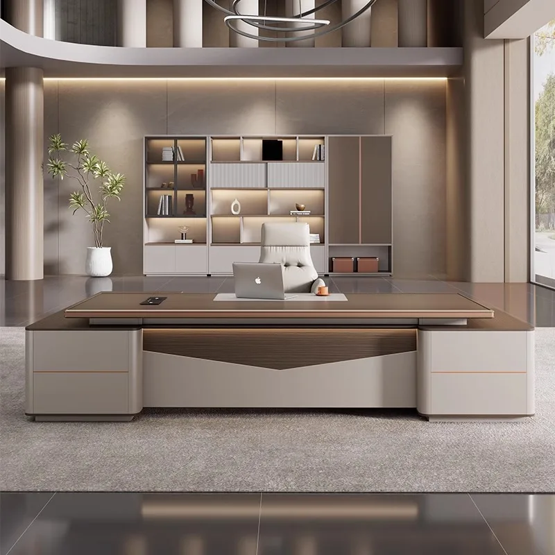 

Органайзер с ящиками, рабочий стол, роскошная подставка, регулируемый стол для руководителя, Mesa EscriotorioOrganizador Escritorio, офисная мебель