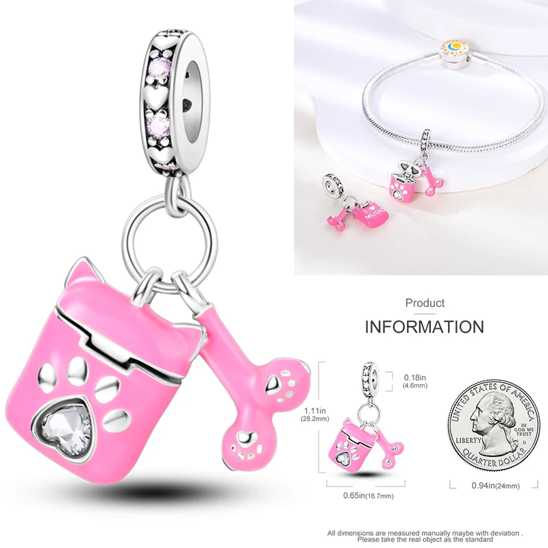 2026 Neuer Musik-Charm aus 925 Sterling Silber, Musiknoten-, Kopfhörer- und Gitarren-Anhänger, passend für europäische Armbänder, DIY-Geschenk für Frauen – Detail 10