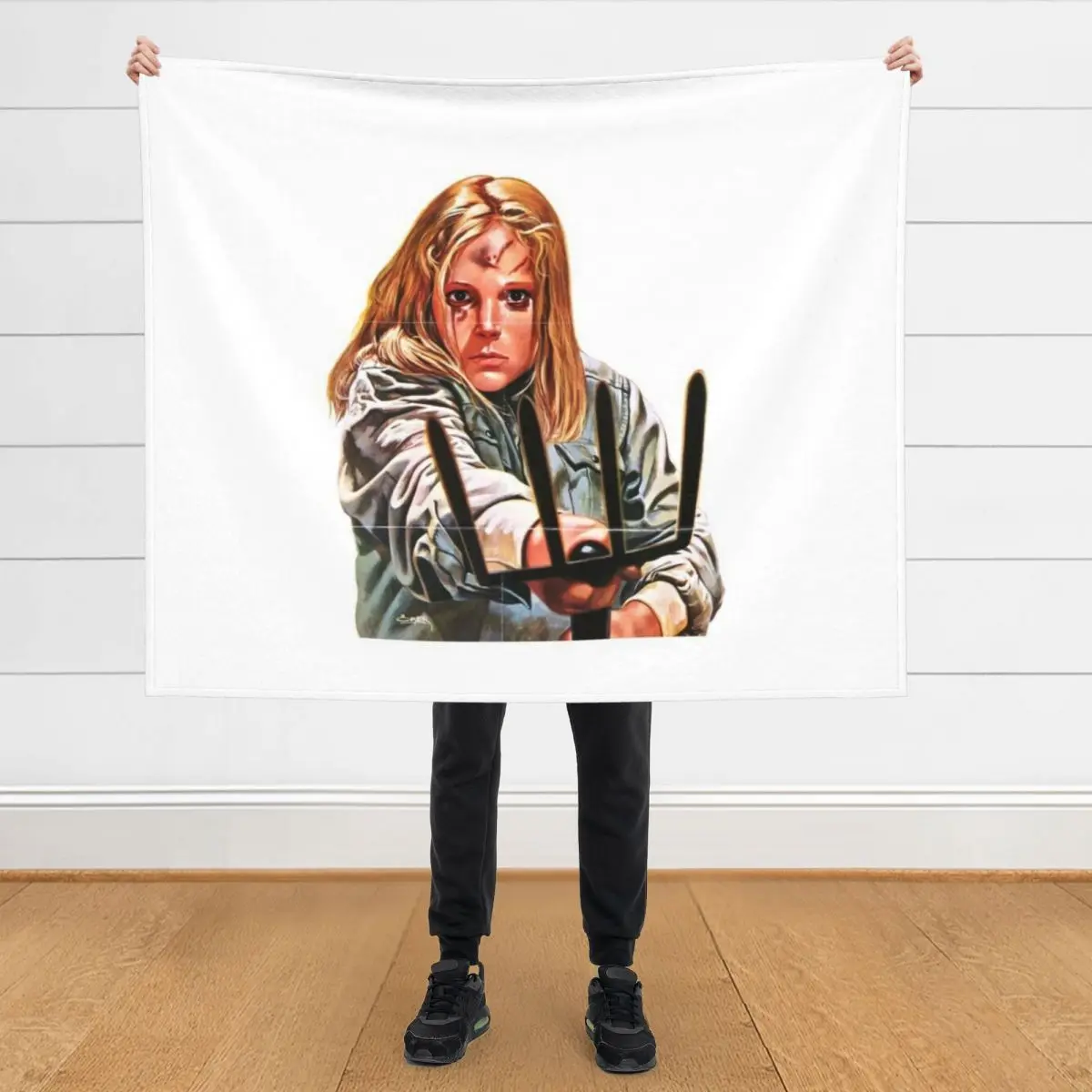 

Final Girl Throw Blanket Plush Blankets For Baby Travel Blankets
