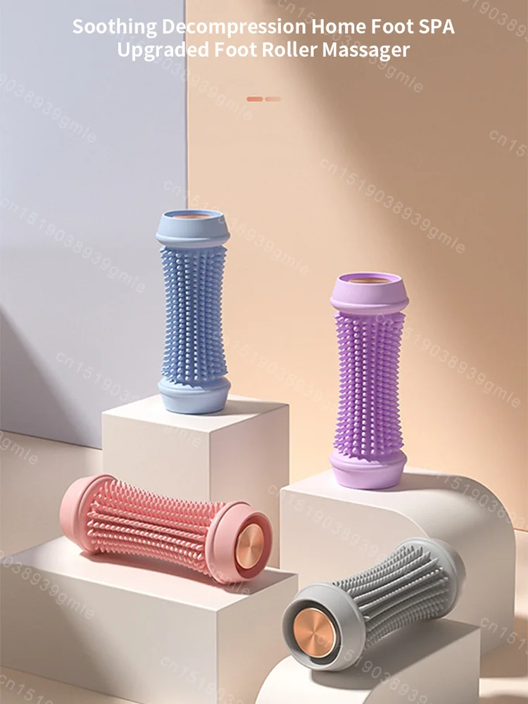 

Роликовый массажер для ног, домашний фитнес, расслабление мышц, вал для йоги, валик для подошвенной фасции, эргономичный инструмент для массажа икр и талии