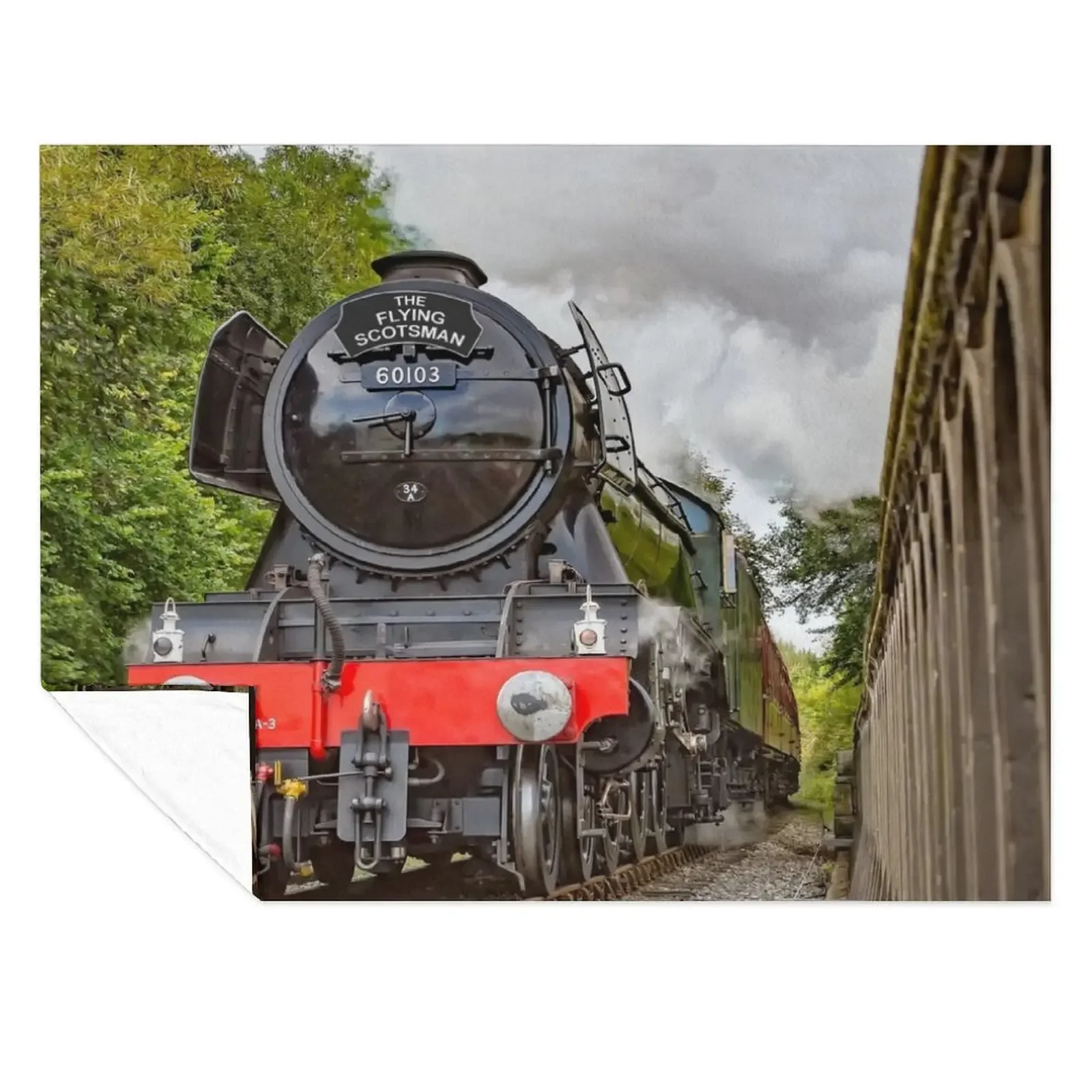 

The Flying Scotsman 60103 Throw Blanket sofa bed Comforter halloween Hairy Blankets