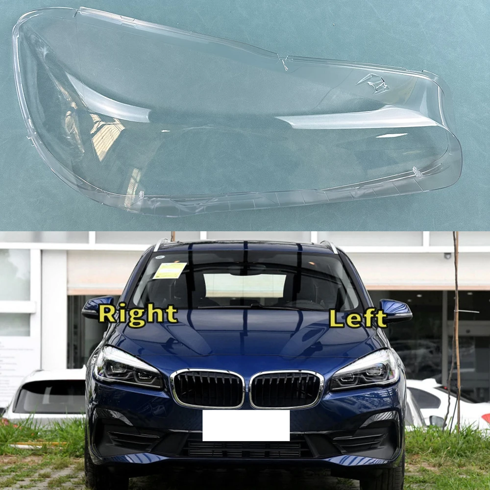 

For BMW 2 Series F45 F46 216i 218i 220i 225i Wagon 2016~2019 Lampshade Headlamp Cover Lamp Shell Mask Headlight Shade Plexiglass