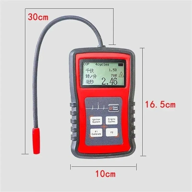 KZYEE KM20 Multi-system Ignition Analyzer Tester Measure Spark Volt Spark Burn TimeSpark Plug Tester High Voltage Coil
