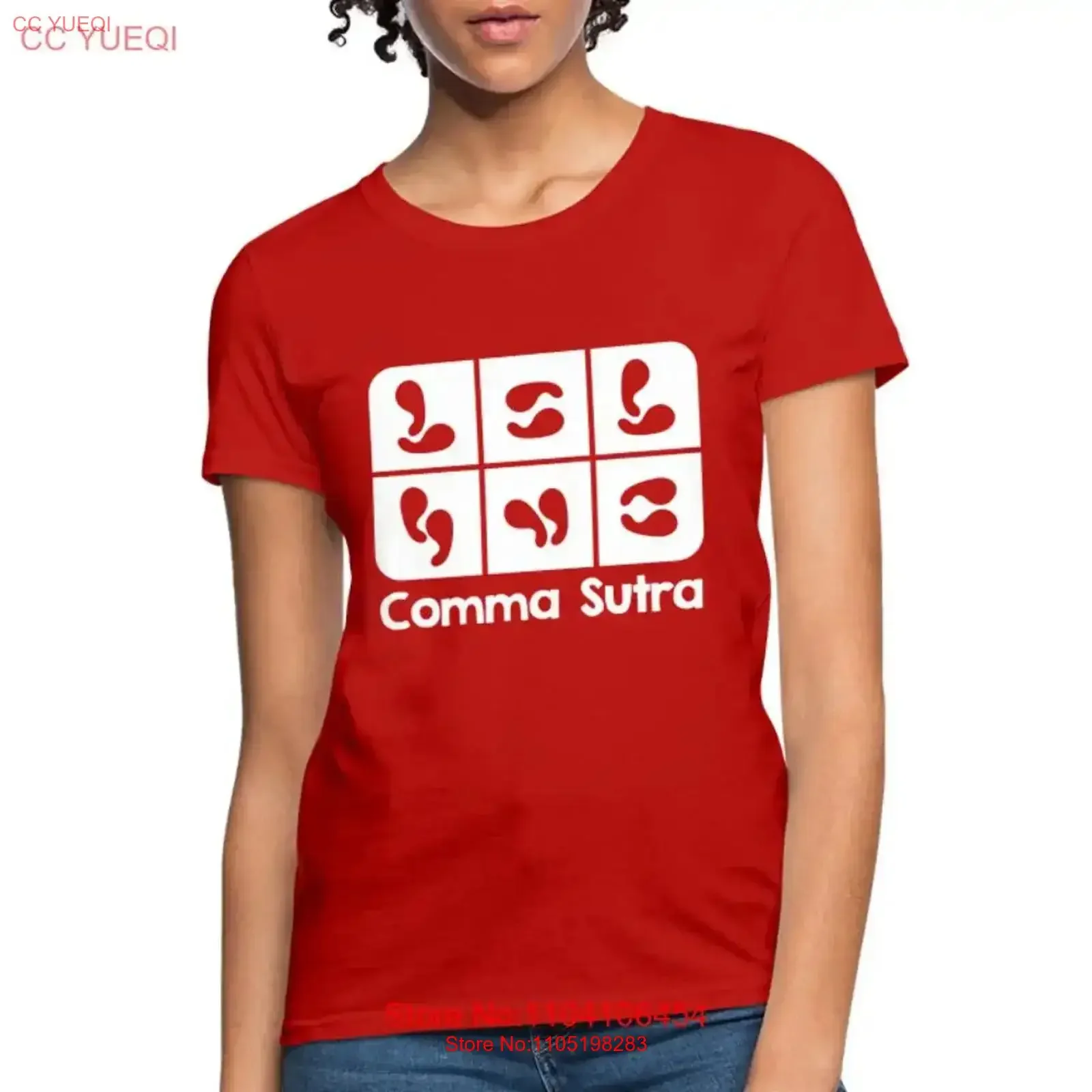 

Comma Sutra Women's T Shirt vintage Washed graphic Soft fashion Stylish Versatile Comfortable Stretched streetwear