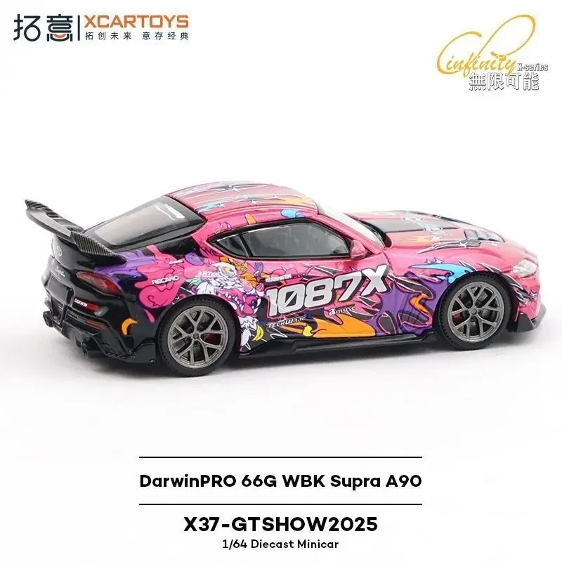 

Xcartoys 1/64 Toyota Supra литая под давлением модель автомобиля A90 GTSHOW ограниченная серия Коллекционная игрушка
