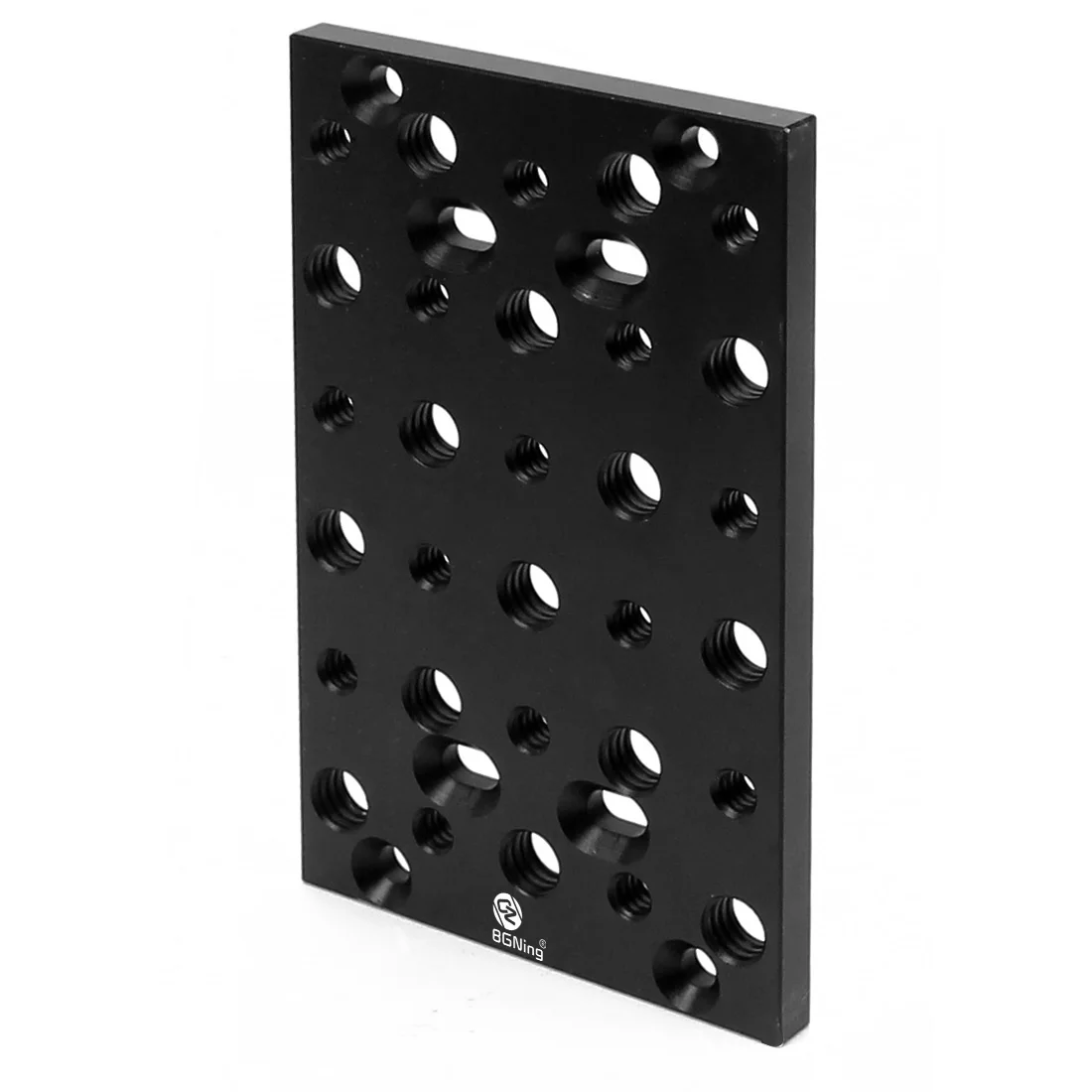 BGNing Schaltplatte Kamerahalterungsplatine SLR 1/4 3/8 Käseplatte für Schienenblöcke Schwalbenschwänze und kurze Stangen für Canon 5D2 5D3 5D4 – Detail 10