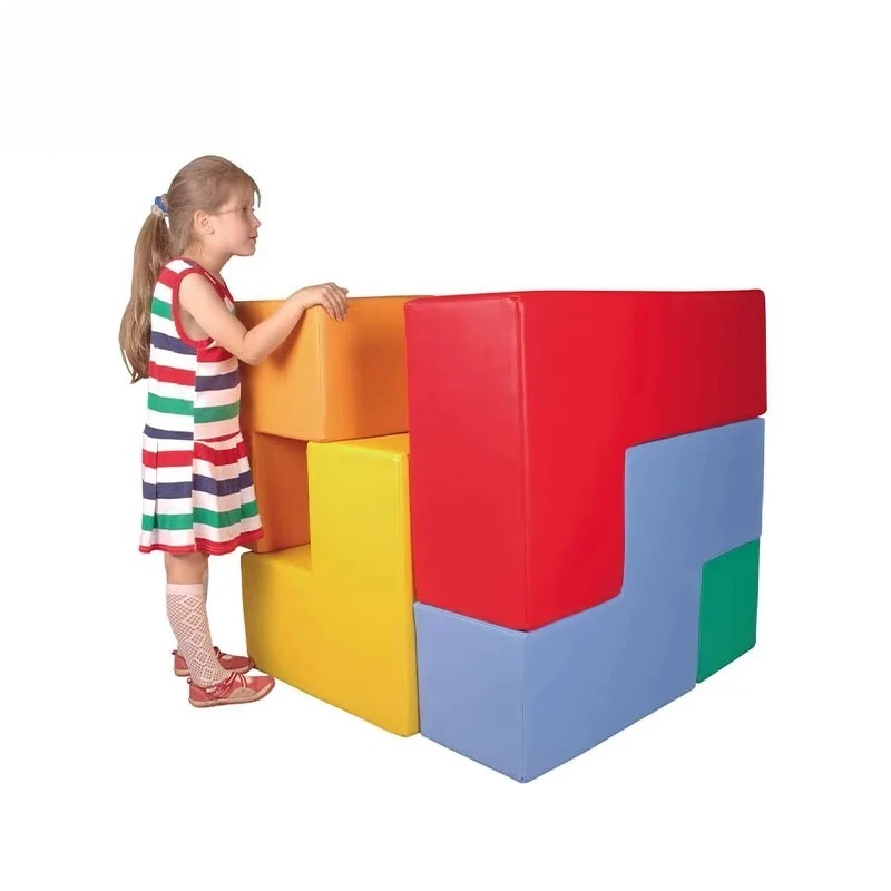 Preschool soft game daycare furniture kindergarten children mountaineering buffer play area kindergarten early education center