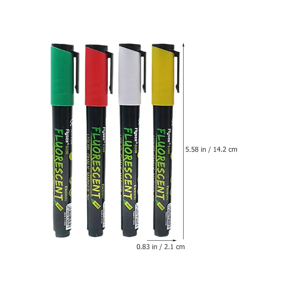 

8 Pcs Chalk Markers Highlighter Paint Pens White Board Dry Erase Plastic Pastel Pencils